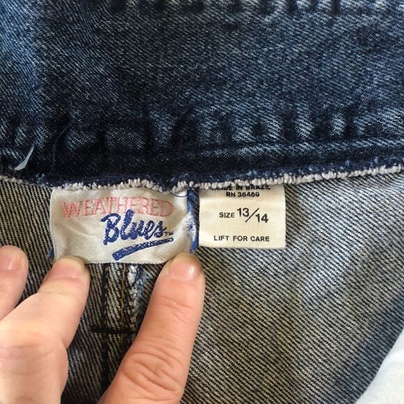 Vintage Weathered Blues Rib Cage Jeans - Picture 4 of 5